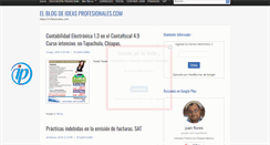 Desktop Screenshot of ideasprofesionales.com